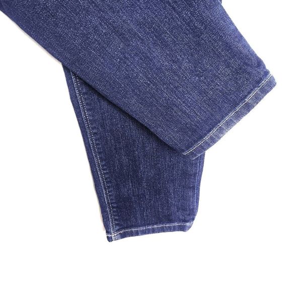 HUDSON Krista Medium Dark Wash Whiskered Ankle Slim Stretch Jeans in Mald 29 - Picture 3 of 7